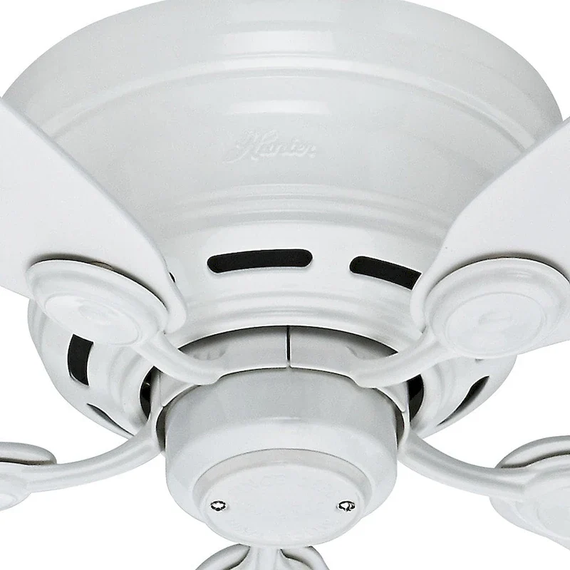 Hunter Low-profile 42-inch White 5-blade Ceiling Fan