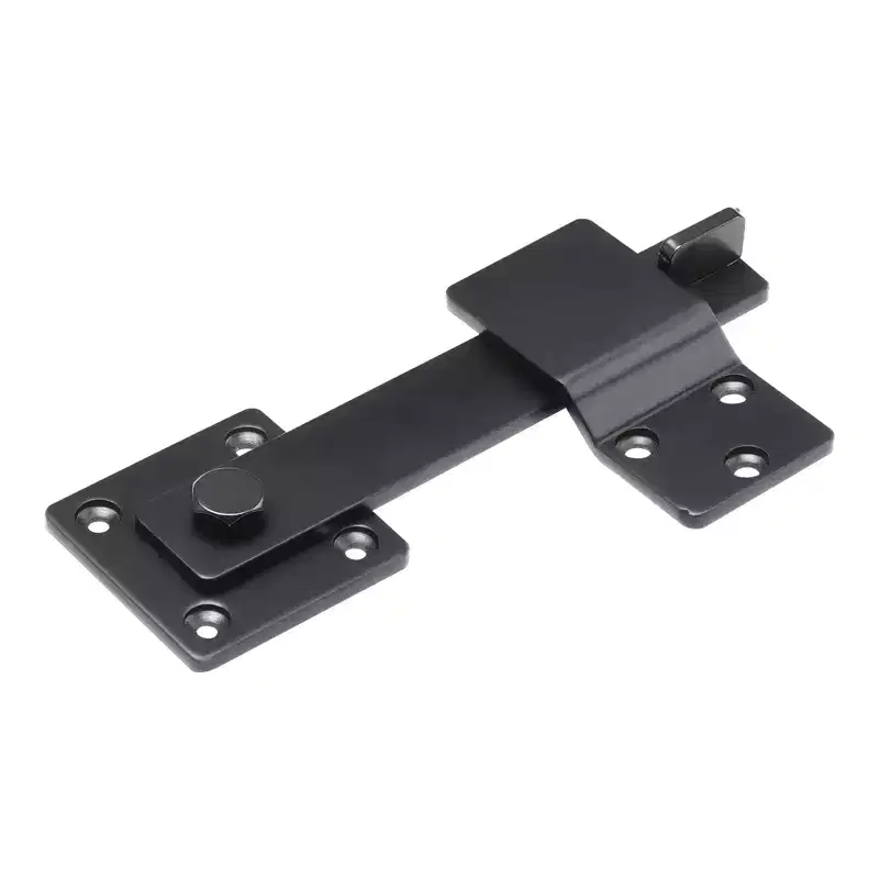 VEVOR Flip Gate Latch, Metal Heavy Duty Gate Latches, Flip Latch Hardware with Hardness, 360 Rotating Latches, Matte Powder Coating Finish, Black