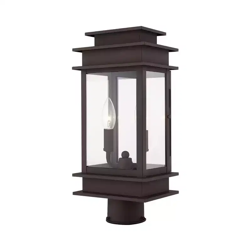 Livex Lighting Princeton 2 - Light Post Light in Bronze