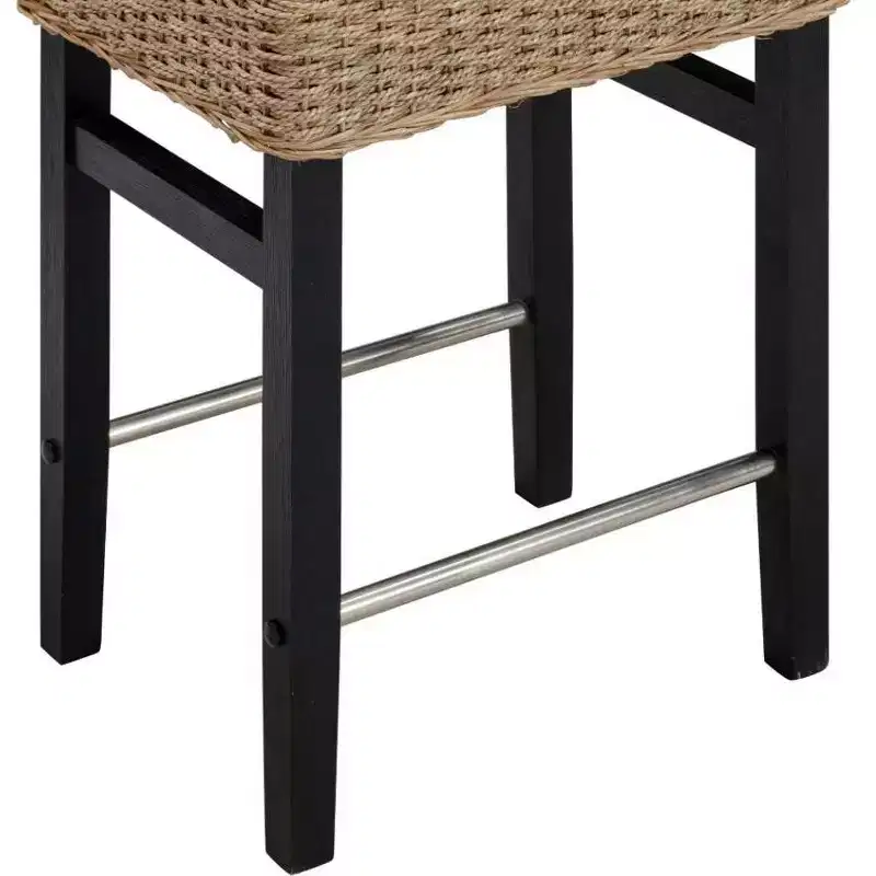 Nathan James Set of 6 Harvey Seagrass Counter Height Barstools