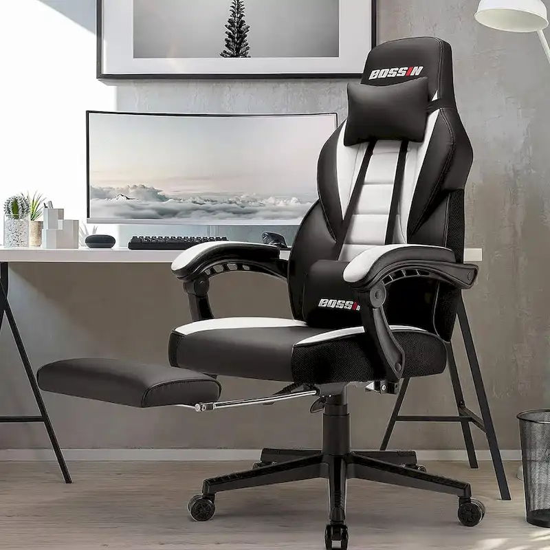 Racing Style Gaming Chair,300 lbs Big and Tall gamer chair High Back Computer Chair