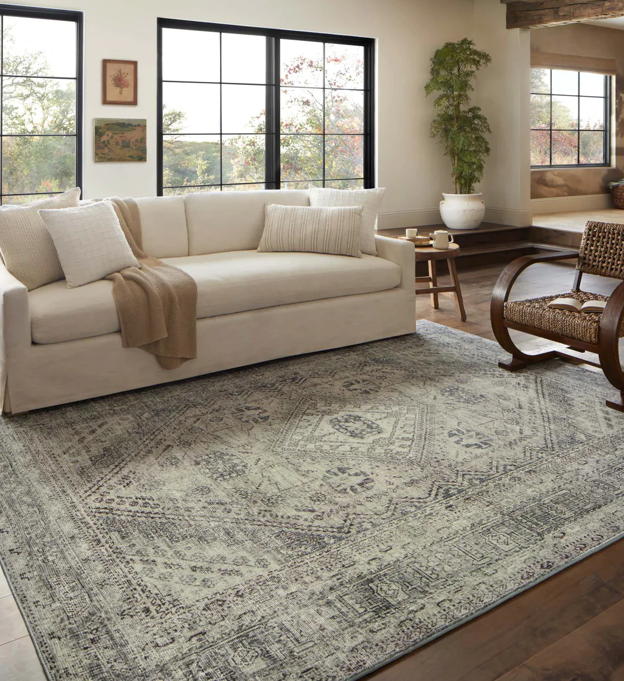 Sinclair Natural/ Sage Rug