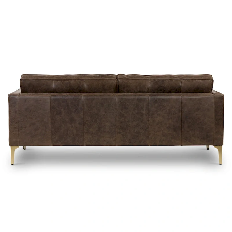 Mateo 82.5  Sofa - Full Grain Genuine Italian Leather