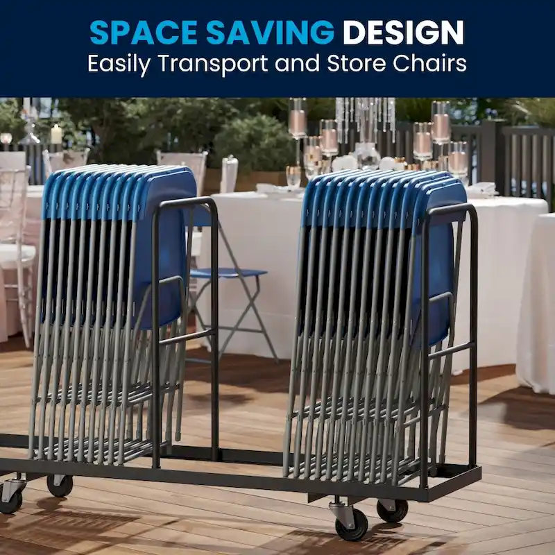 Plastic Folding Chair - 10 Pack 650LB Weight Capacity - Event Chair