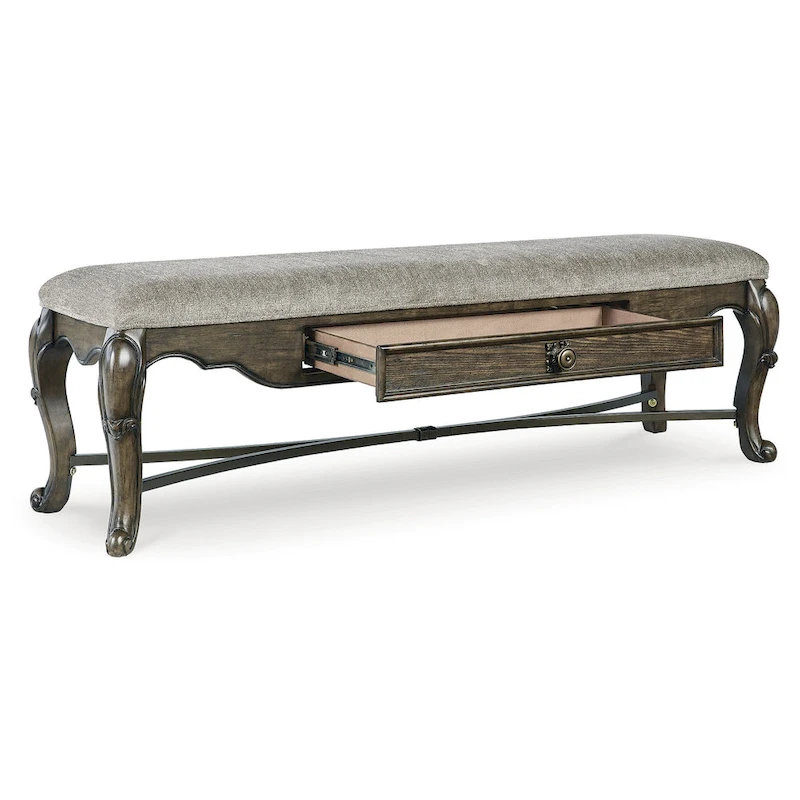 Signature Design by Ashley Maylee Dark Brown 63 Dining Bench - 63.25W x 17.5D x 20.25H