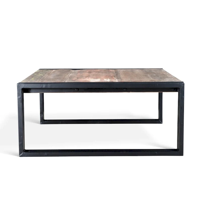 Handmade Timbergirl Old Reclaimed Wood Coffee Table (India)