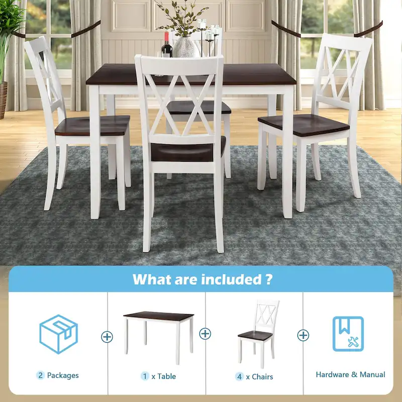 5-Piece Dining Table Set