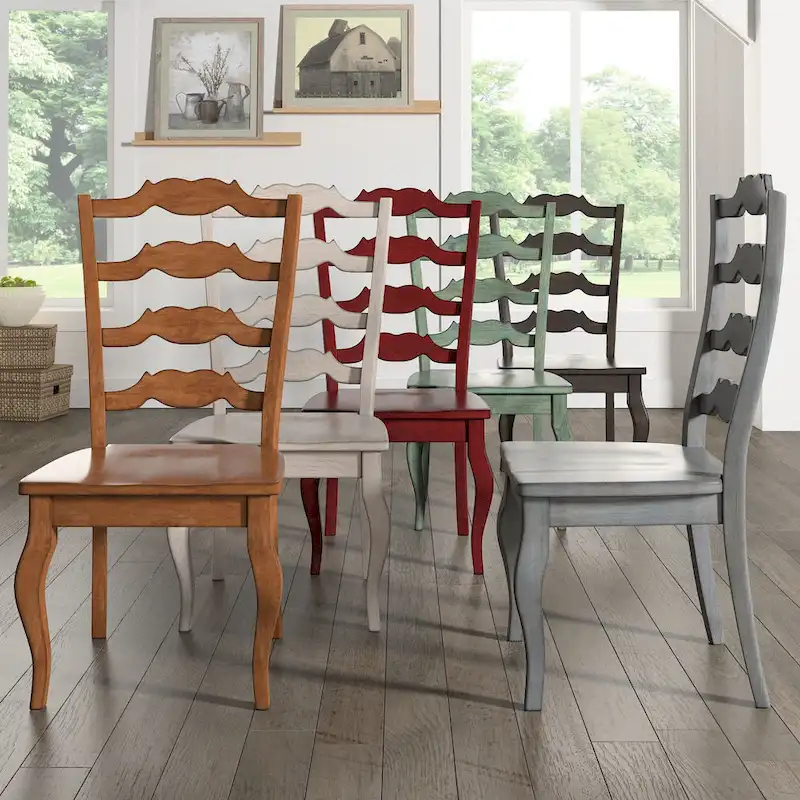 Eleanor Ladder Back Dining Chair (Set of 2) by iNSPIRE Q Classic