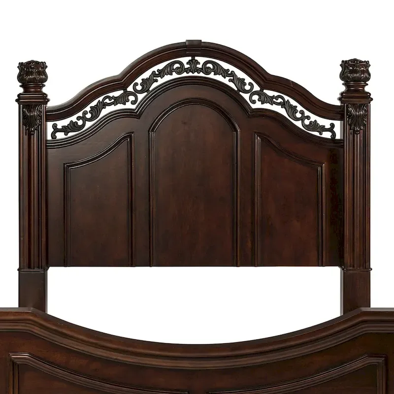 Poster Bed - Cognac Brown - Queen/King