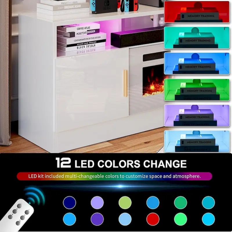 70Fireplace Entertainment Center with 36 Electric Fireplace