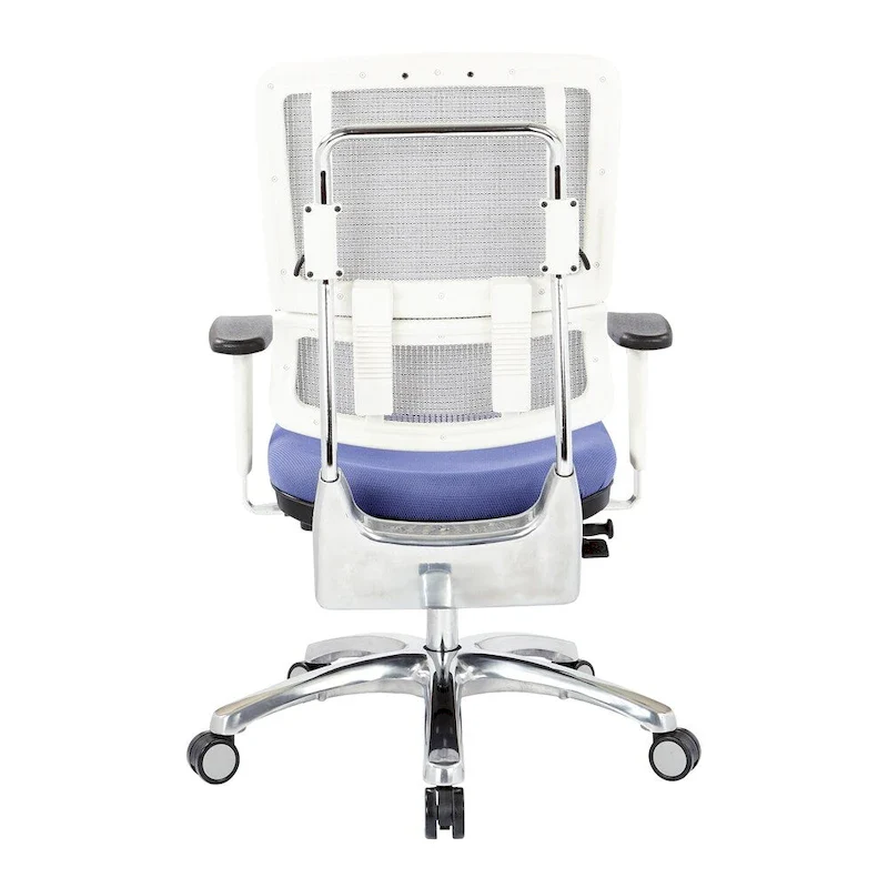 Breathable Mesh Chair with Custom Fabric Seat