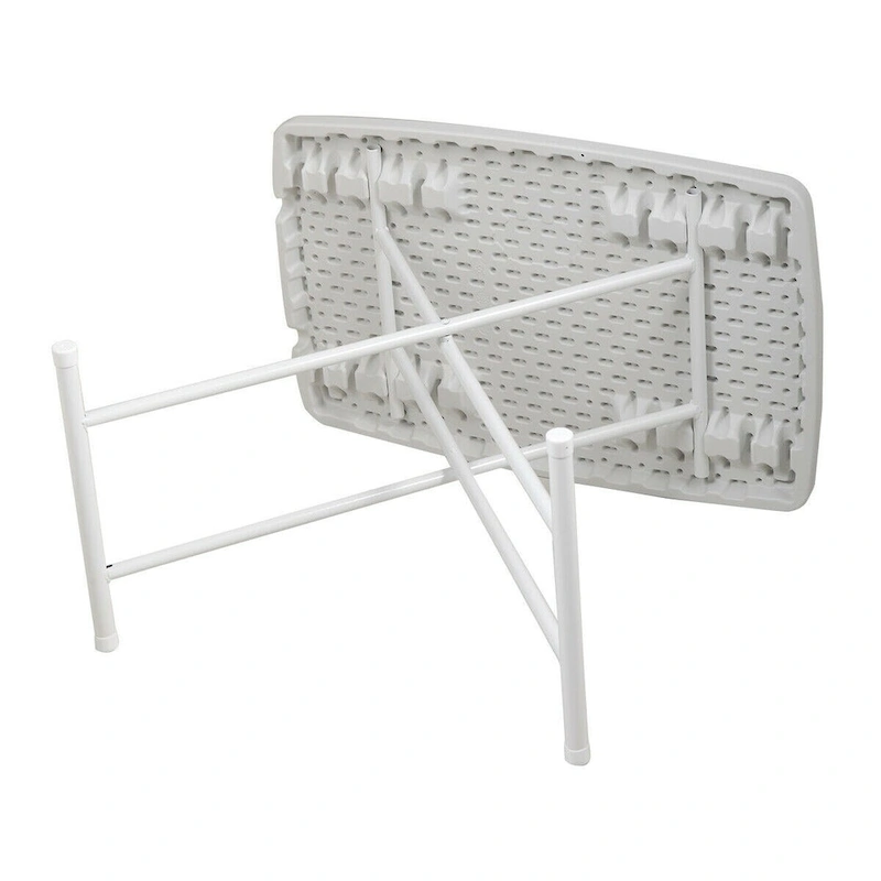 30x20inch Folding Table Lifting Picnic Camping Dining Rectangle White