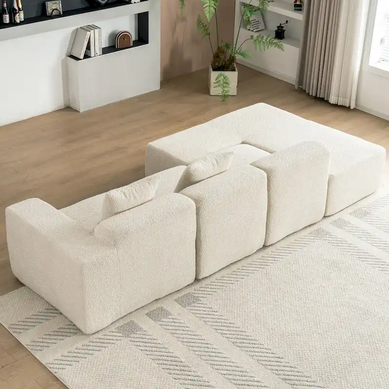 Sectional Sofa Full-compressed Sofa Couch Free-combined Sofa