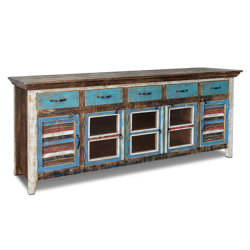La Boca Solid Wood 82 Shutter Sideboard