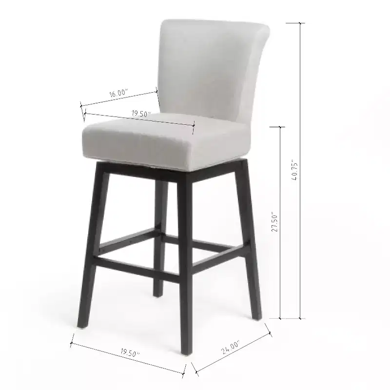 Swivel Bar Stool Counter Stool Dining Chair Pub Kitchen Stool -ModernLuxe