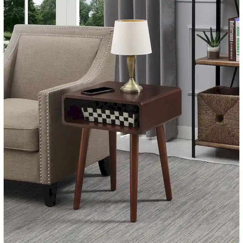 Convenience Concepts Napa End Table with Shelf