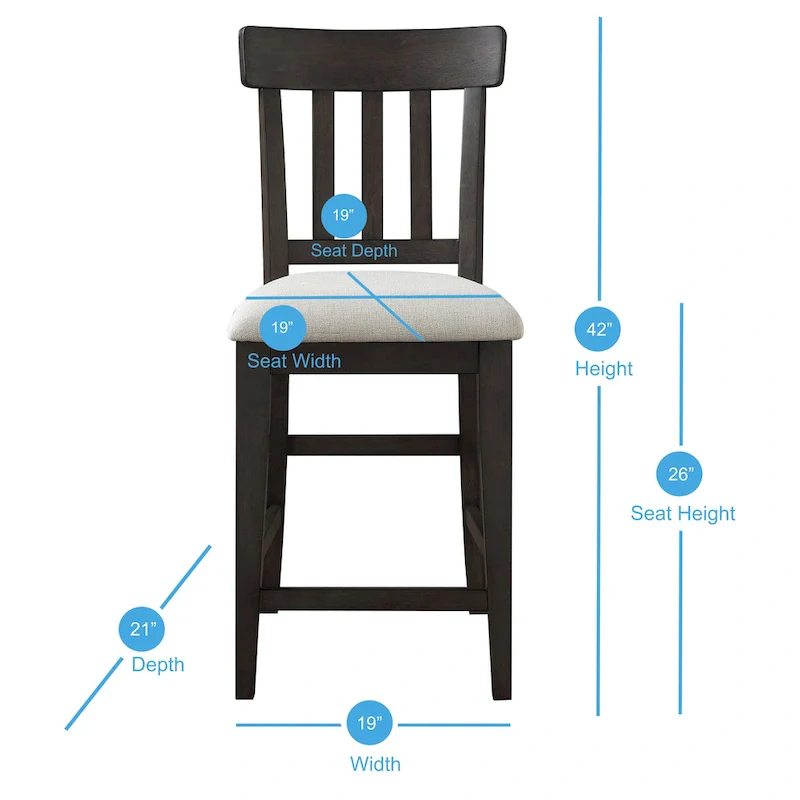 Nevada Dusky Cedar Counter Height Dining Set