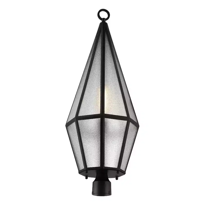 Savoy House Peninsula 1 - Light Post Light in Matte Black