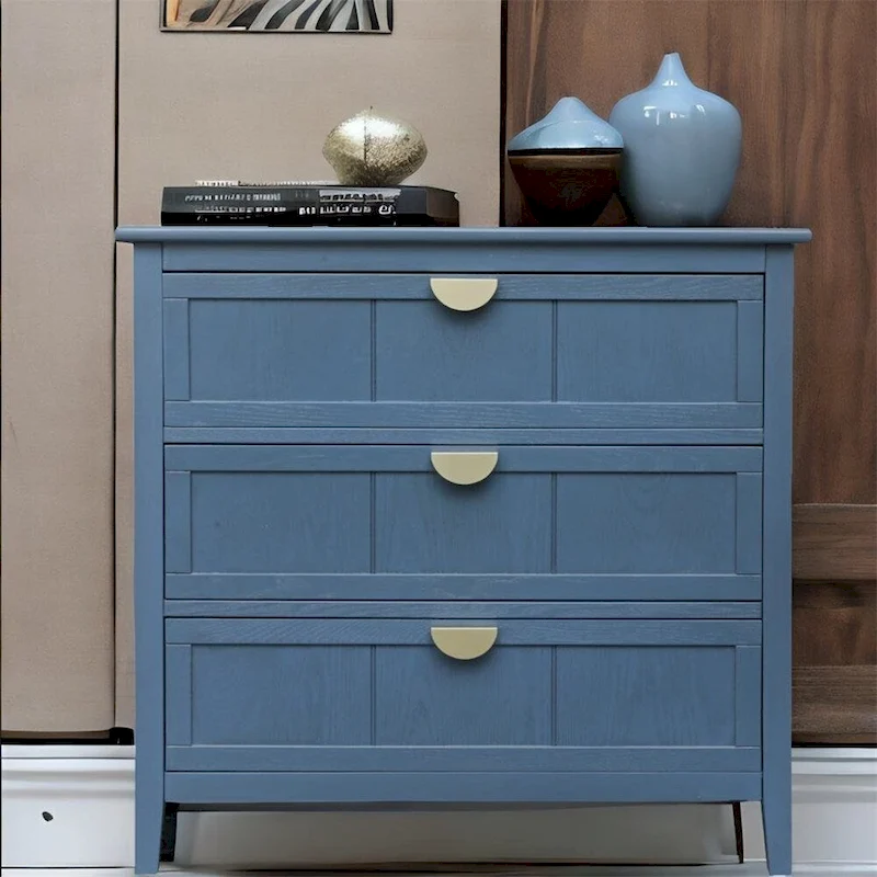 American Style Cabinet with Non-Slip Foot Pads and 3 Drawer