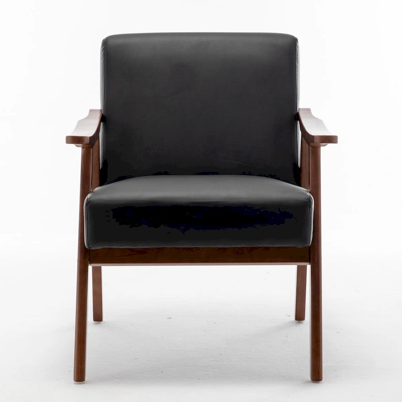 Cedrice 26.37 Wide Faux Leather Accent Chair