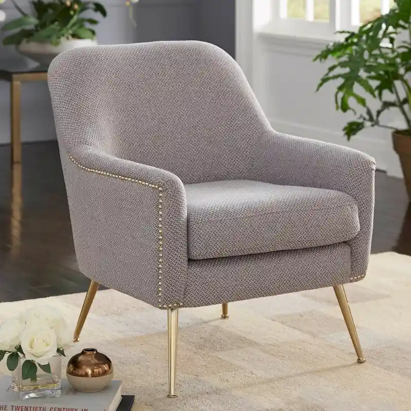 Mid-century Upholstered Accent Chair