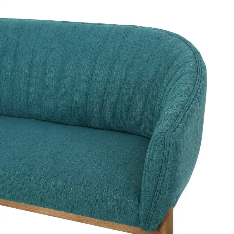 Galena Mid-century Modern Glam Loveseat by Christopher Knight Home