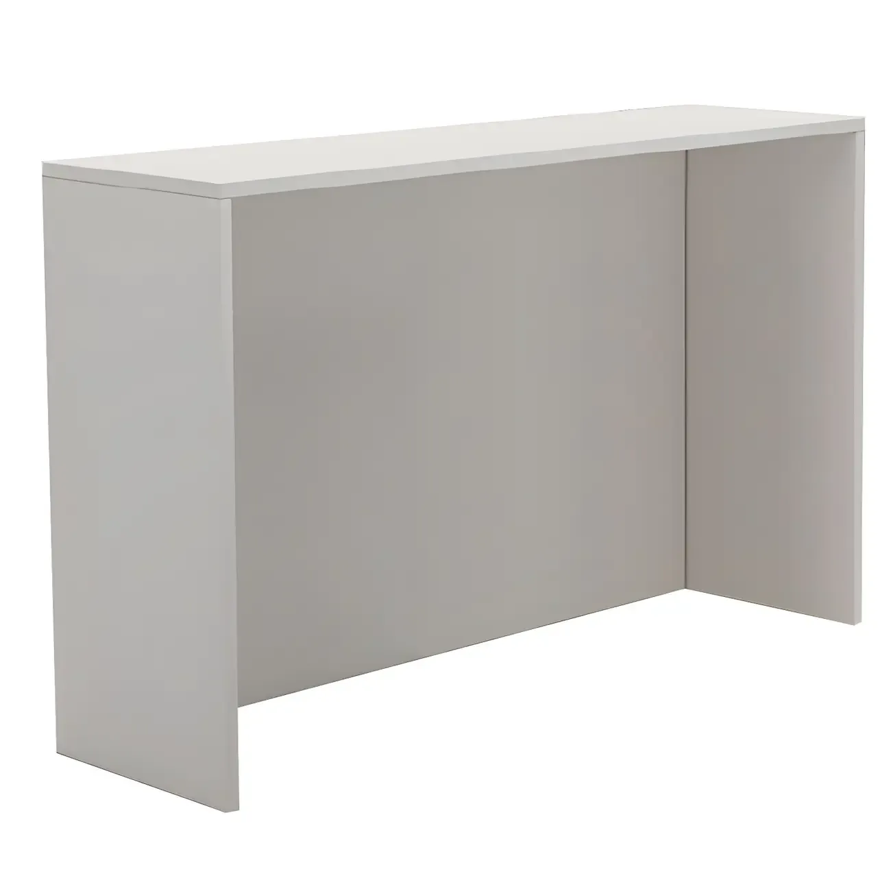 Living Room White Rectangular Wood Long Bar Table