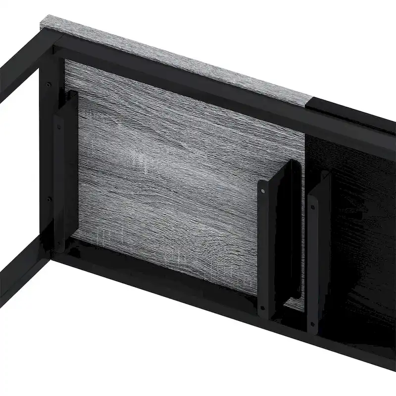 Kitchen Dining Table,Pub Table,Long Dining Table Set with 3 Stools