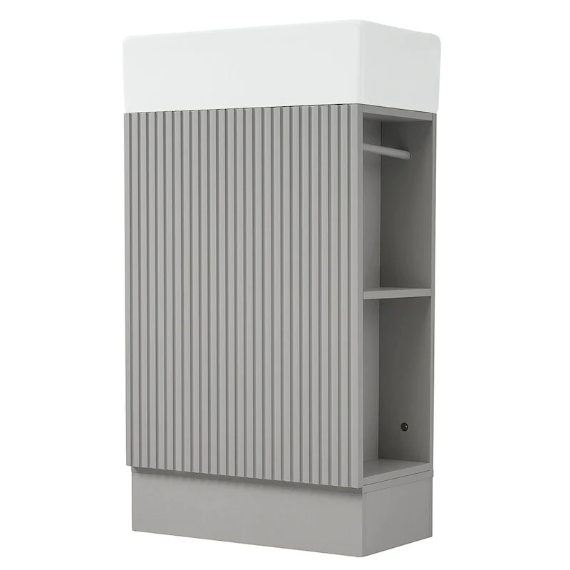 Bathroom Vanity Cabinet with Two-tier Shelf