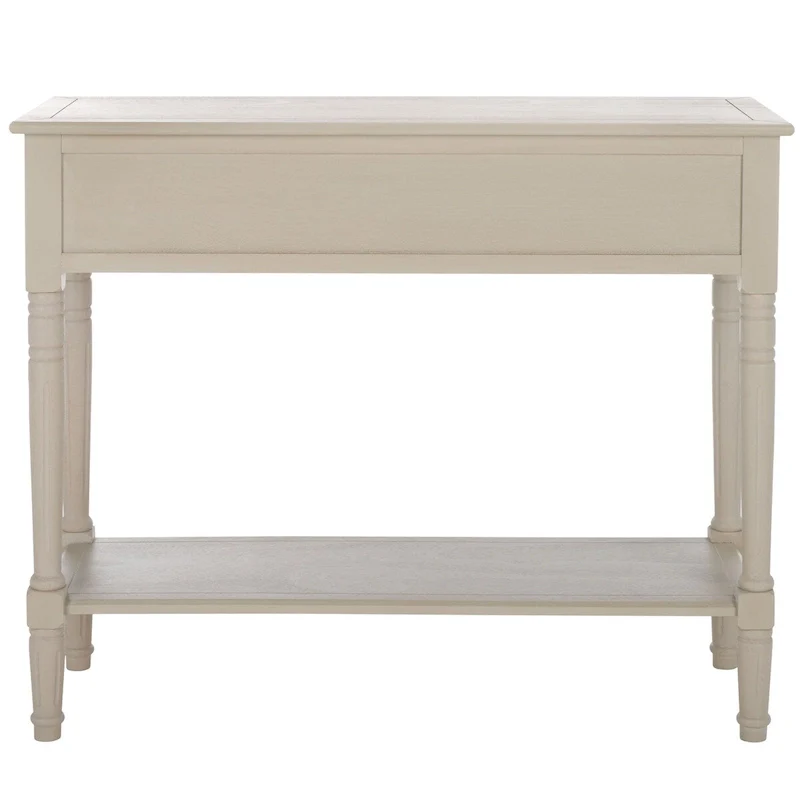 SAFAVIEH Camilla Grey 2-Drawer Console Table - 35.8 x 13.8 x 29.5 - 36Wx14Dx30H