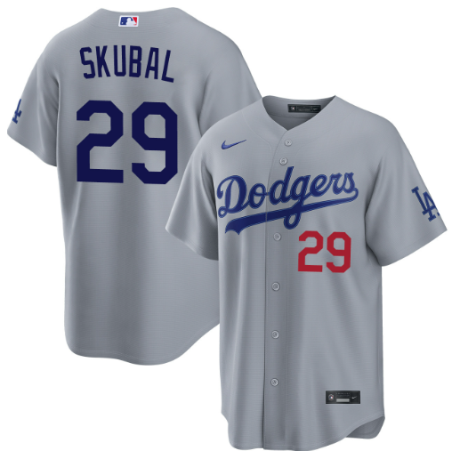 Tarik Skubal Los Angeles Dodgers Road Stadium Jersey