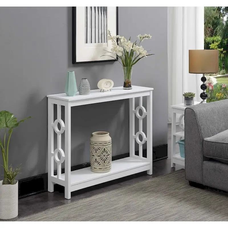 Convenience Concepts Ring Console Table with Shelf