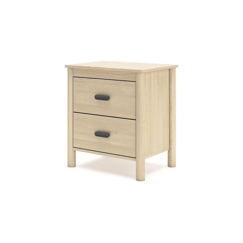 Signature Design by Ashley Cabinella Tan Panel Headboard with Dresser and Nightstand