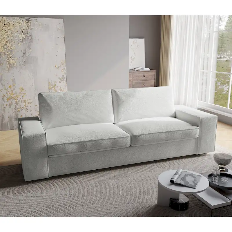 80 Modern Loveseat Couch 3 Seater Sofa