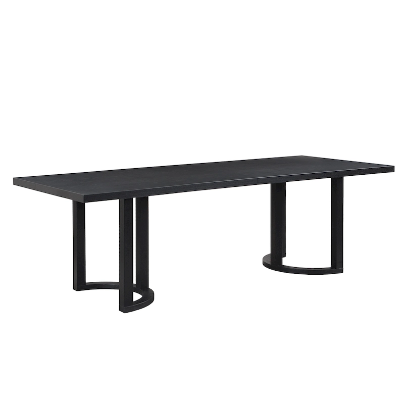 Kenneth Modern 95-Inch Dining Table with U-Shaped Trestle Base by Christopher Knight Home
