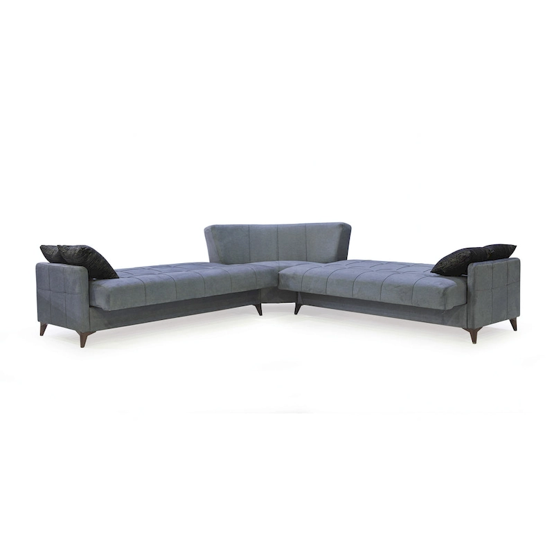 Nazim Fabric Convertible Sleeper Sectional Sofa