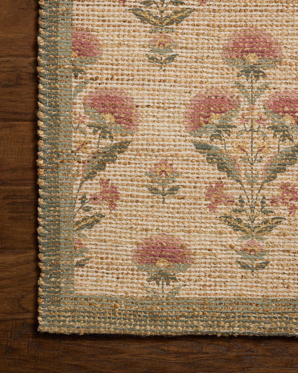Rue Rug Sage/Blush