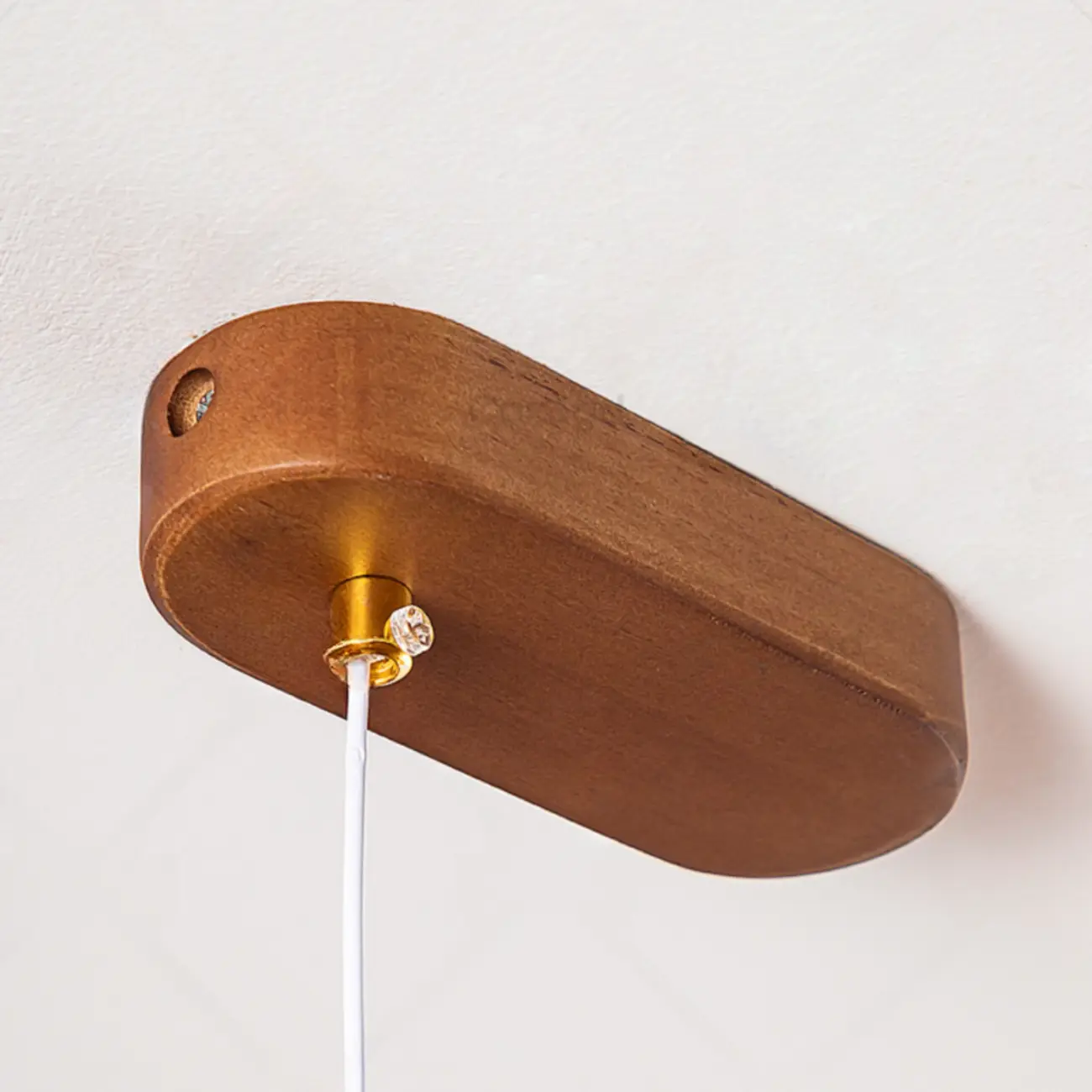 Modern Brown Linear Island Pendant Light with Thread Mount