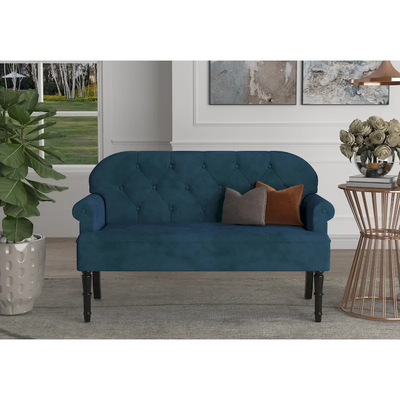 Margherita Rolled Arm Settee