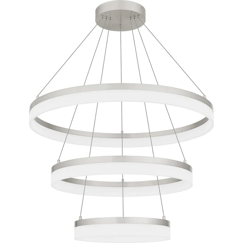 Cohen Integrated LED Brushed Nickel Pendant Light