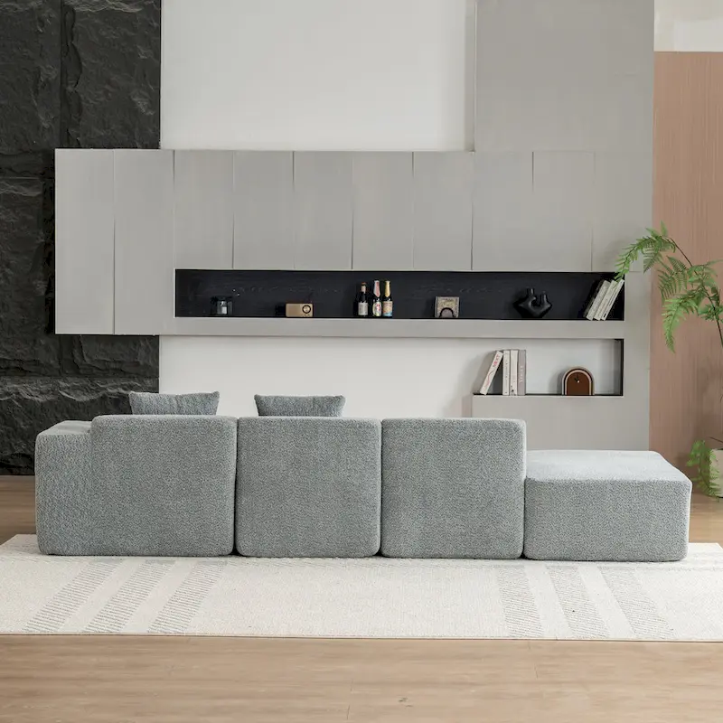 Sectional Sofa Full-compressed Sofa Couch Free-combined Sofa