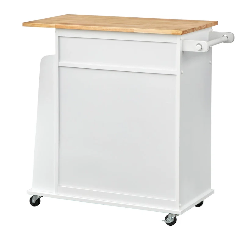 Simple Living White Sonoma Kitchen Cart