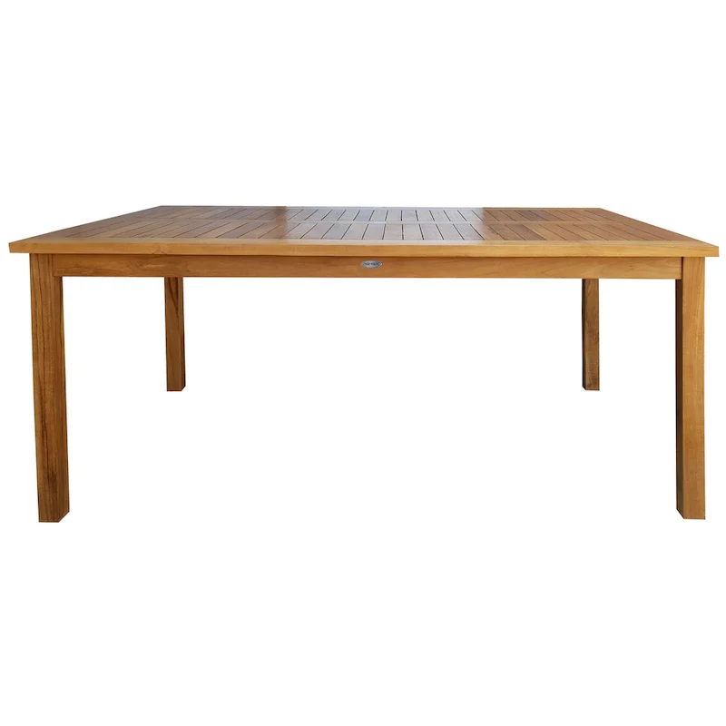 Chic Teak Antigua Rectangular Teak Wood Bistro Counter Table, 63 x 35 inch (table only)