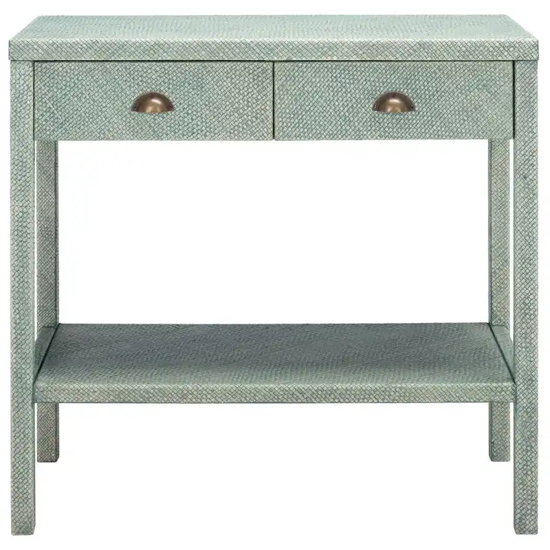 SAFAVIEH Francisca 2-Drawer 1-Shelf Console Table - 31 W x 14 L x 30 H - 31Wx14Dx30H