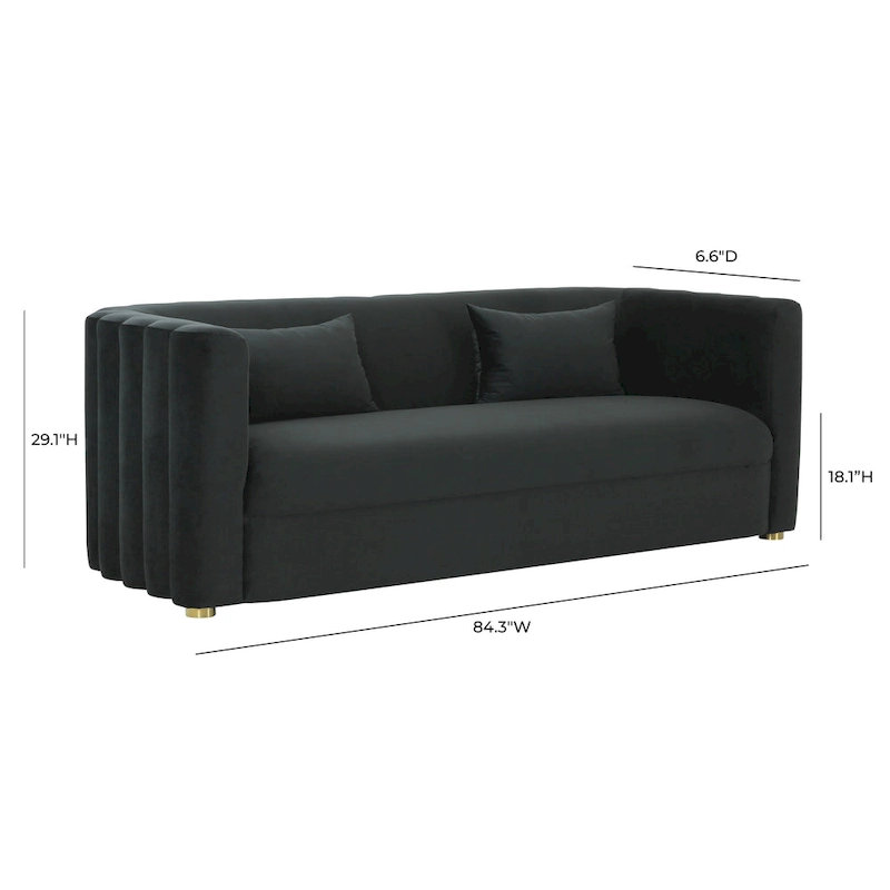 Callie Velvet Sofa