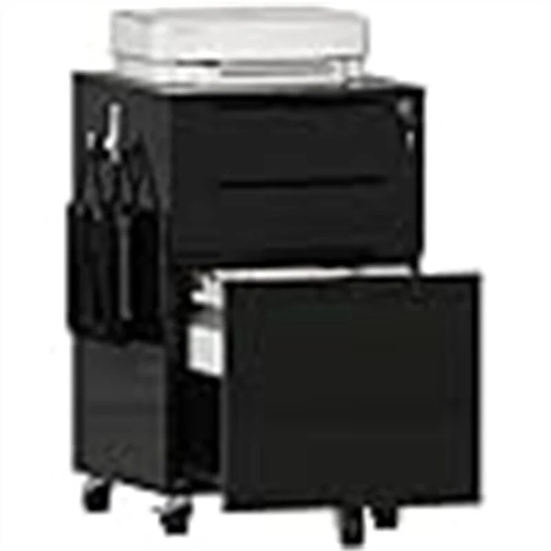 High Glossy File Cabinet - 17.72D x 15.75W x 25.59H