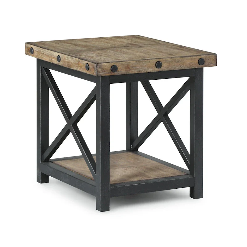Carpenter Brown Wood End Table - 21 x 23 x 25