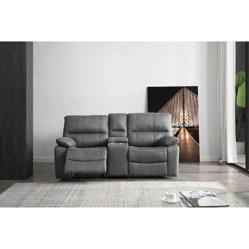 Microfiber Reclining Sofa, Loveseat and Chair