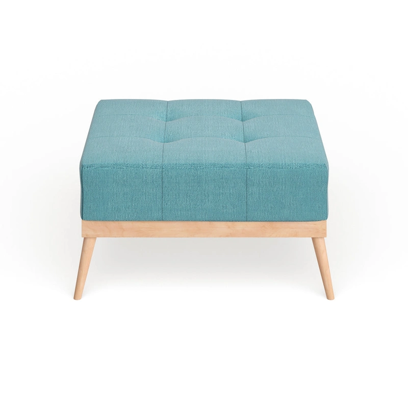 Christopher Knight Home Carson Lund Mid-century Tufted Fabric Square Ottoman Table