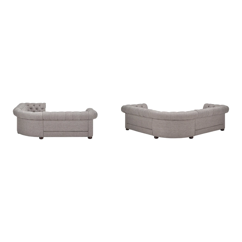 Gdansk 5-Seat L-Shaped Chesterfield Sectional Sofa